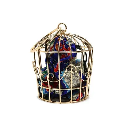 2020 Retro Birdcage Clutch Bag