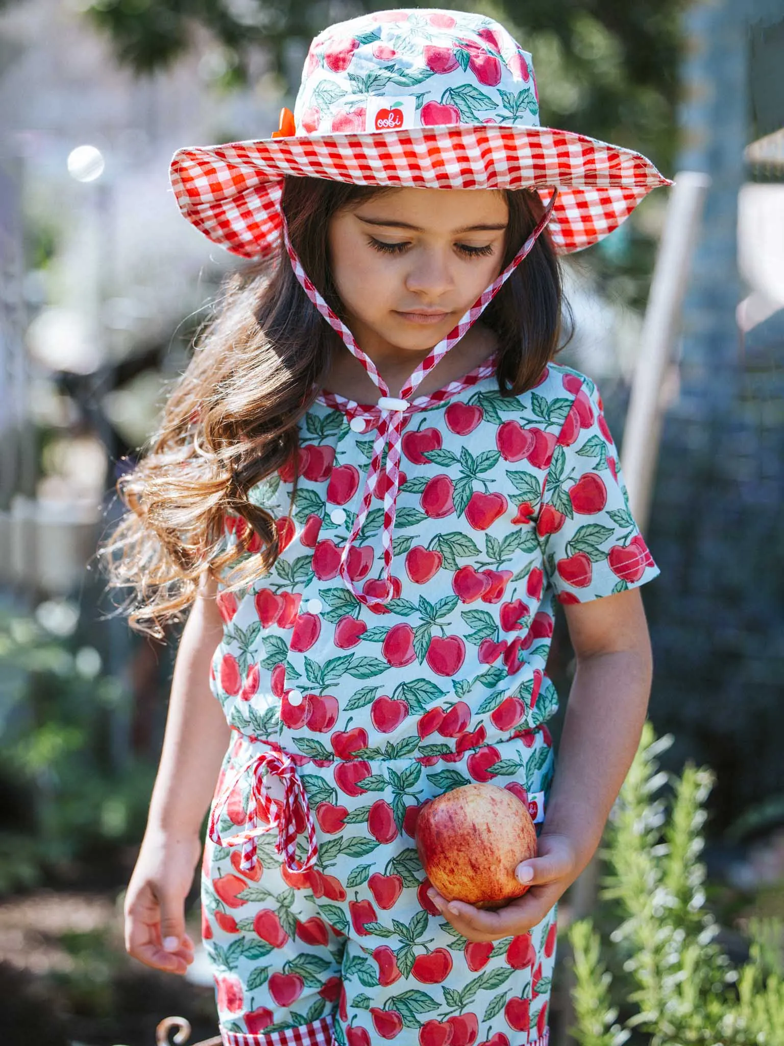 Cherry Ponytail Hat